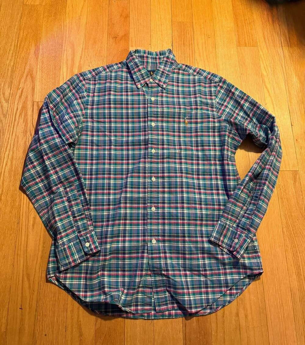 Ralph Lauren Polo Mens Classic Fit Button-Down Oxford Size L
